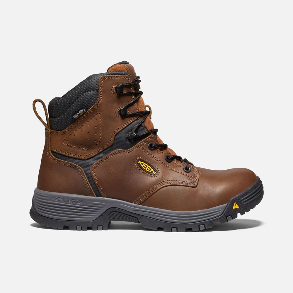 Keen Laarzen Heren Bruin - Chicago 6" Waterproof (Soft Toe) - 16952-LKIQ